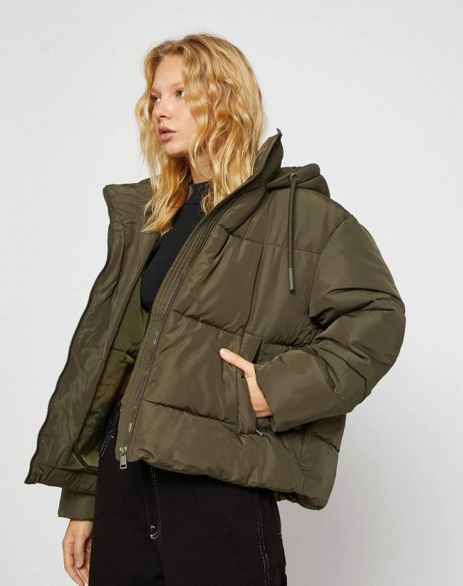 Inflatable Jacket Hooded Pocket Detailed — изображение 2