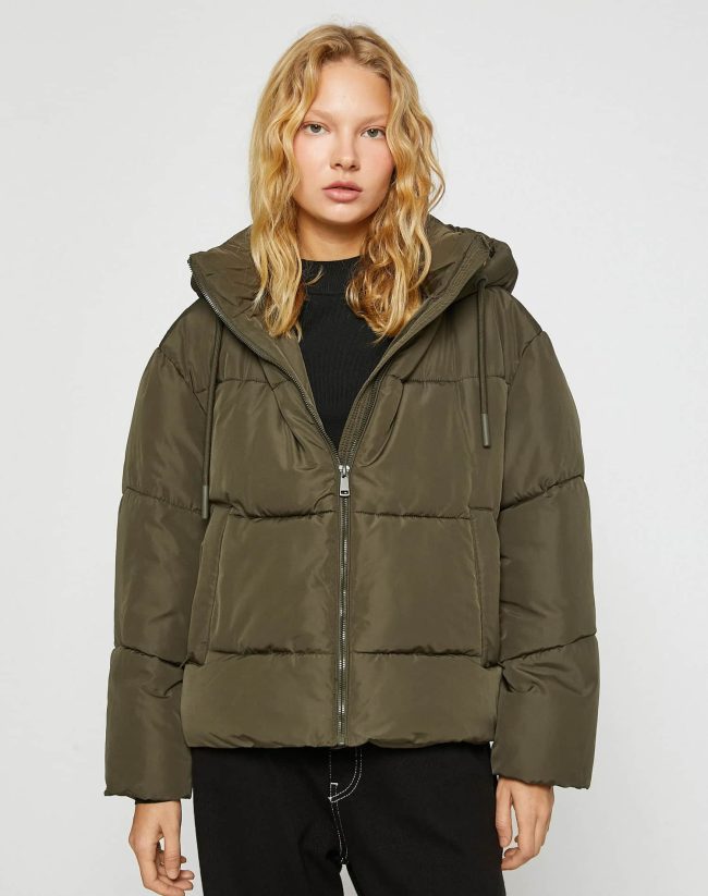 Inflatable Jacket Hooded Pocket Detailed — изображение 3