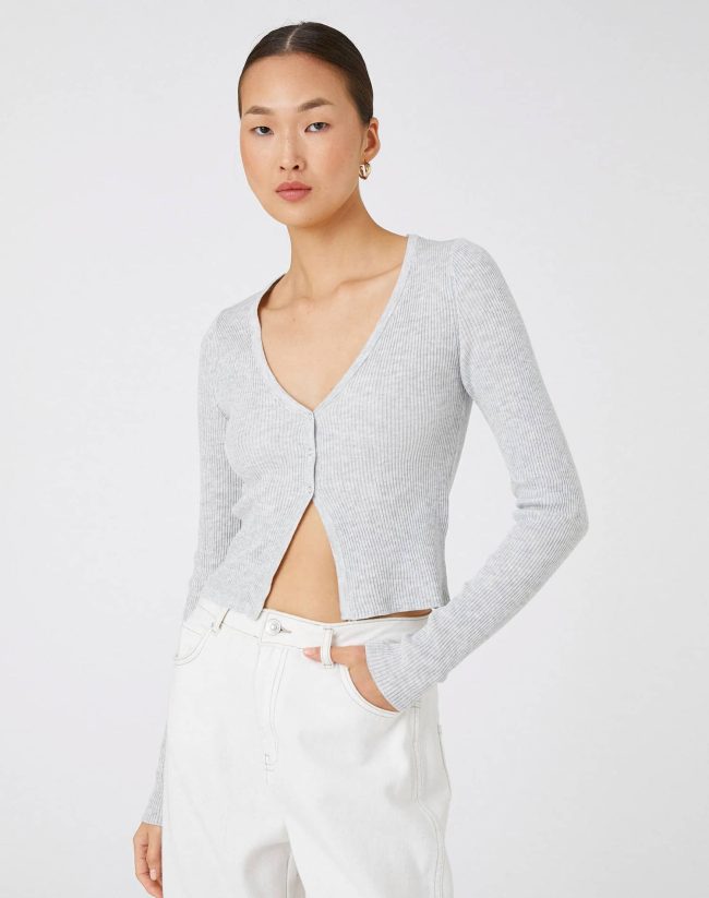 Knitwear Cardigan Slim Fit with Snap Fastener — изображение 3